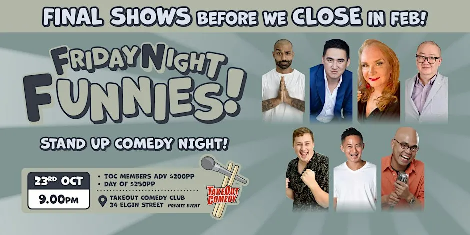 This week at TakeOut Comedy - Friday Night Funnies!